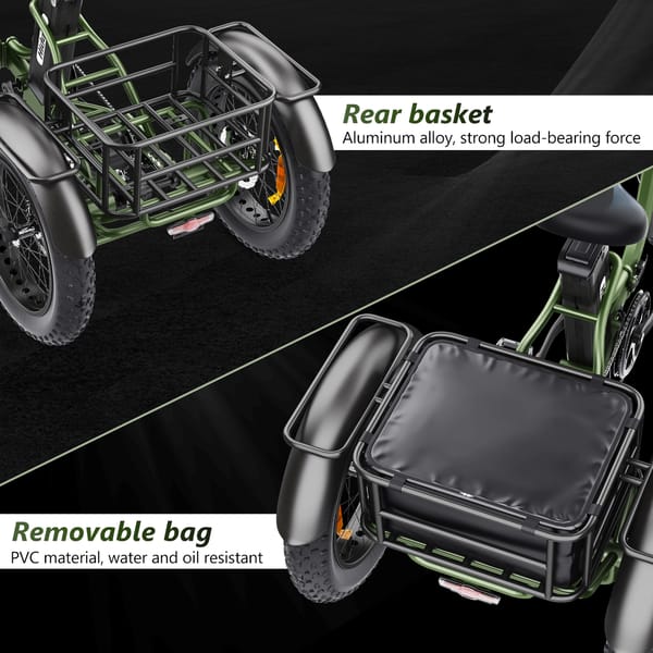 iENYRID Hidoes ET1 Foldable Eletric Tricycle 750W 48V 20AH (Removable) Trade Sutinen EU https://e-vehicle.shop
