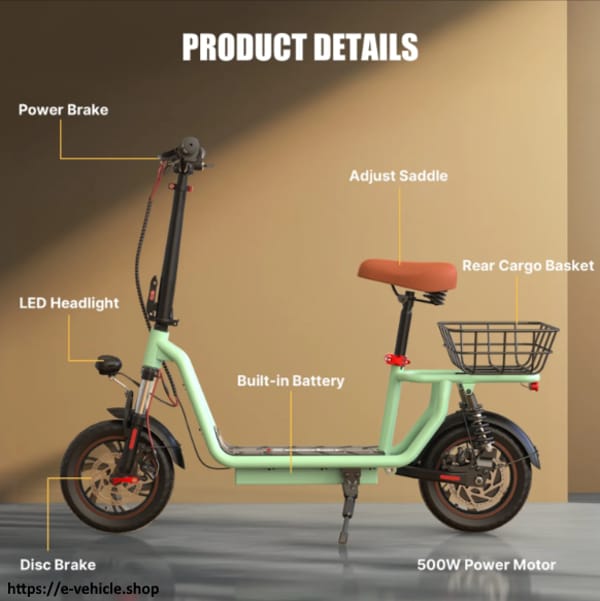 IScooter I12 500W 36V 7.5Ah Electric Scooter With Seat & Carry Basket Trade Sutinen EU IScooter I12 500W 36V 7.5Ah Electric Scooter With Seat & Carry Basket Trade Sutinen EU