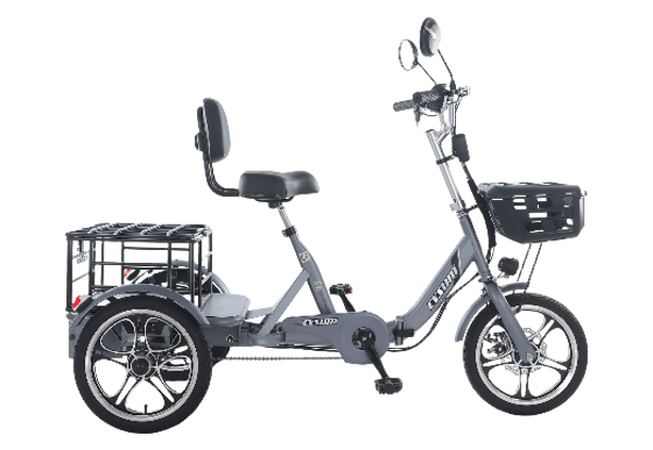 Eurobike Foldable Cargo E-Trike - 48v 12Ah 400W (250W) rear-drive, speed 23km/h Eurobike Foldable Cargo E-Trike - 48v 12Ah 400W (250W) rear-drive, speed 23km/h