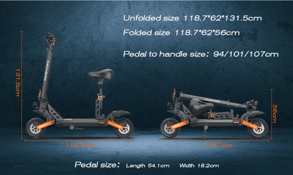 Kukirin G2 PRO Electric Scooter 600W 48V 15Ah Trade Sutinen EU