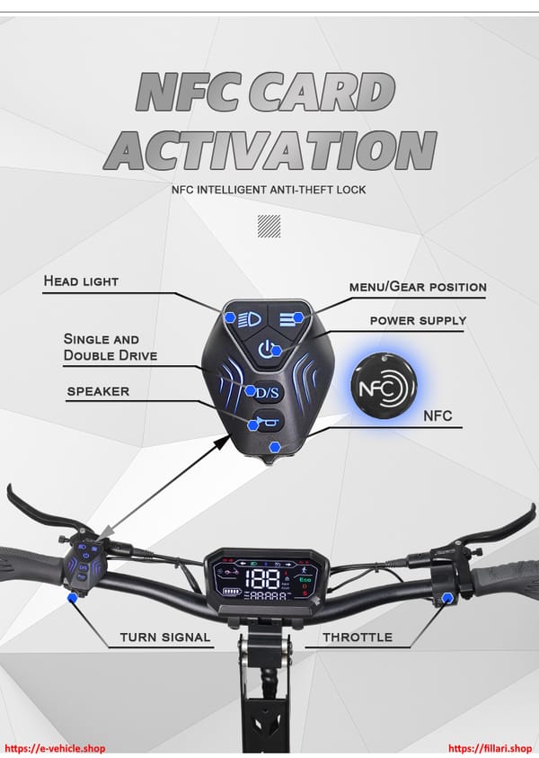 MICO MT30 Trike Kick Scooter 6000W (2x3000W) 60V 27Ah 13" Wheels Trade Sutinen EU