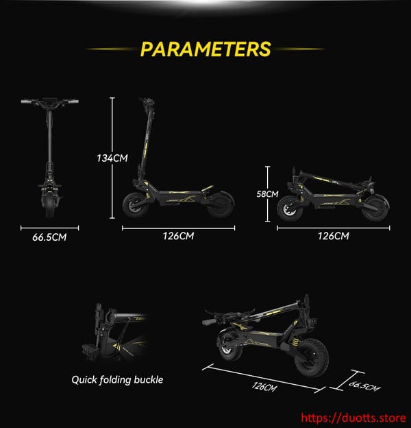 DUOTTS T10 Scooter 500W  48V 13AH Tire 11 inches (90/65-6.5) https://duotts.store DUOTTS T10 Scooter 500W  48V 13AH Tire 11 inches (90/65-6.5) https://duotts.store