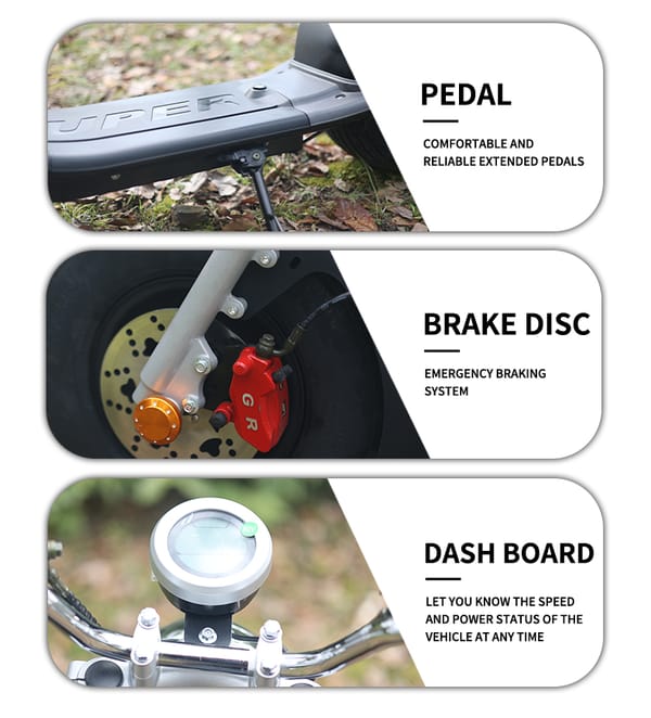 Dogebos SC10 E-Scooter 1500W 12Ah 2025 Modell Trade Sutinen EU