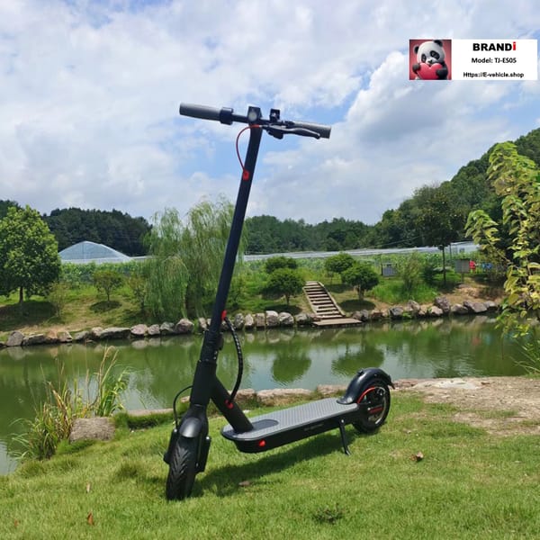 BRANDi TJ-ES05 E-Scooter 350W 36V 10,4 Ah Lithium Battery 8,5" inch wheels Trade Sutinen EU