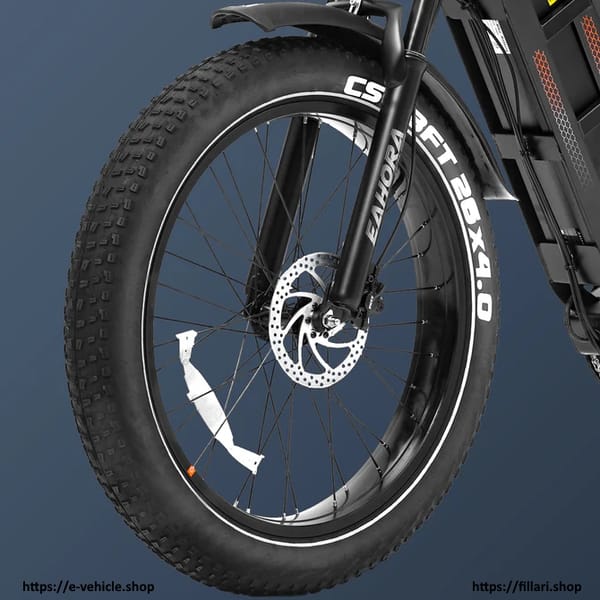 eAHORA E-Bike ROMEO Pro Motor 1200W Battery: 48V/60AH  Tire 26" X 4.0 Trade Sutinen EU