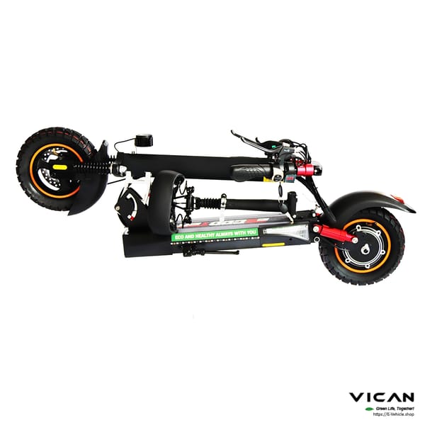 VICAN V-L10 E-Scooter 800W 13Ah LiFePO4 battery 10" Tires, seat, Water Proof IP55 Trade Sutinen EU