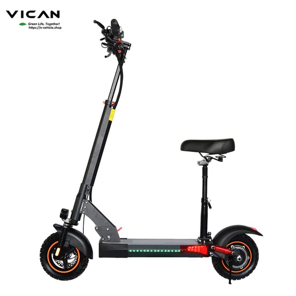 VICAN M4 PRO E-Scooter 800W 16Ah LiFePO4 battery 10" Tires, seat, Water Proof IP55 Trade Sutinen EU