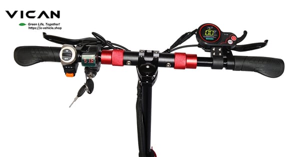 VICAN M4 PRO E-Scooter 800W 16Ah LiFePO4 battery 10" Tires, seat, Water Proof IP55