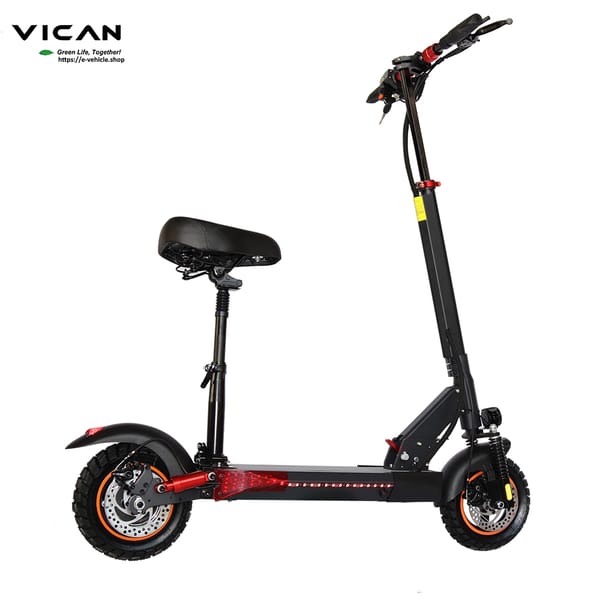VICAN M4 PRO E-Scooter 800W 16Ah LiFePO4 battery 10" Tires, seat, Water Proof IP55