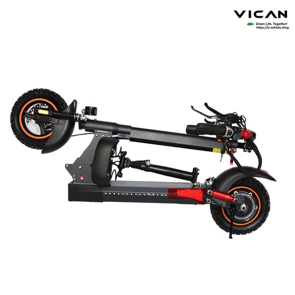 VICAN M4 PRO E-Scooter 800W 16Ah LiFePO4 battery 10" Tires, seat, Water Proof IP55