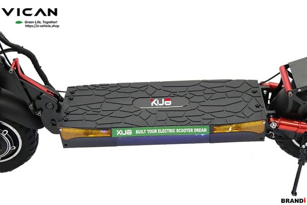 VICAN eMAMBA / KU8 X4 E-Scooter 2X800W (1600W) 18Ah LiFePO4 battery 10" Tires, Water Proof IP55