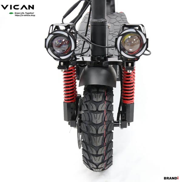 VICAN eMAMBA / KU8 X4 E-Scooter 2X800W (1600W) 18Ah LiFePO4 battery 10" Tires, Water Proof IP55