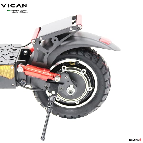 VICAN eMAMBA / KU8 X4 E-Scooter 2X800W (1600W) 18Ah LiFePO4 battery 10" Tires, Water Proof IP55
