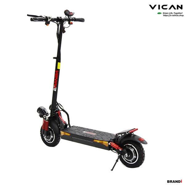 VICAN eMAMBA / KU8 X4 E-Scooter 2X800W (1600W) 18Ah LiFePO4 battery 10" Tires, Water Proof IP55