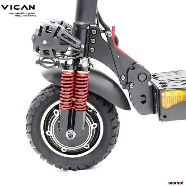VICAN eMAMBA / KU8 X4 E-Scooter 2X800W (1600W) 18Ah LiFePO4 battery 10" Tires, Water Proof IP55