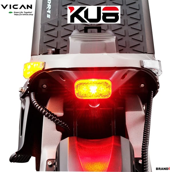 VICAN V-GT KU8 E-Scooter 2 X 1800W (3600W) 60V 18Ah Lithium Battery 10" Tires Trade Sutinen EU