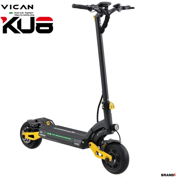 VICAN V-ST KU8 E-Scooter 2 X 1600W (3200W) 52V 16Ah Lithium Battery 10" TiresTrade Sutinen EU