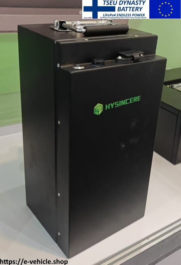LiFePO4 Battery 72V 26Ah Hysincare Golf Carts etc. suitable Trade Sutinen EU