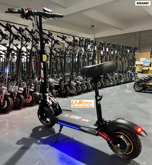 LinkSports LD-10 800W 48V 16Ah Electric Scooter Seat 10" off road Tires Trade Sutinen EU