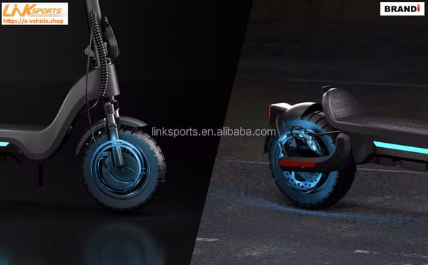 LinkSports LD-S9 Plus 800W (1400W Peak) 48V 15Ah Electric Scooter 10" off road Tires LinkSports LD-S9 Plus 800W (1400W Peak) 48V 15Ah Electric Scooter 10" off road Tires
