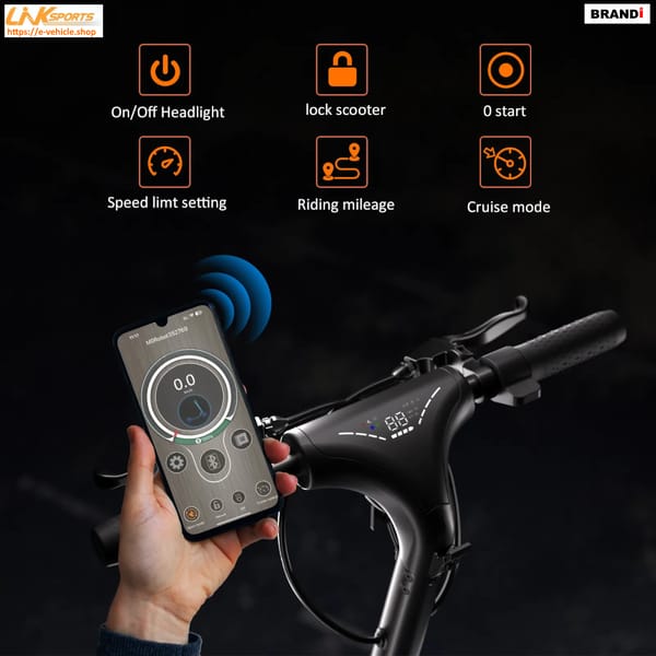 LinkSports LD-S9 Plus 800W (1400W Peak) 48V 15Ah Electric Scooter 10" off road Tires LinkSports LD-S9 Plus 800W (1400W Peak) 48V 15Ah Electric Scooter 10" off road Tires