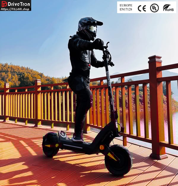 DriveTron DT06 Electric scooter 60v 18.2ah 1200W (1900W peak) Range 50-75Km 11" solid Tires