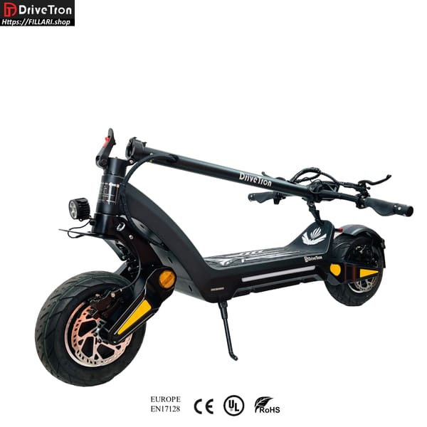 DriveTron DT06 Electric scooter 60v 18.2ah 1200W (1900W peak) Range 50-75Km 11" solid Tires Trade Sutinen EU