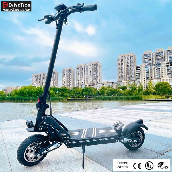 DriveTron DT10 Electric scooter 48v 15.6ah 1000W (1400W peak) Range 50Km 10" solid Tires Trade Sutinen EU