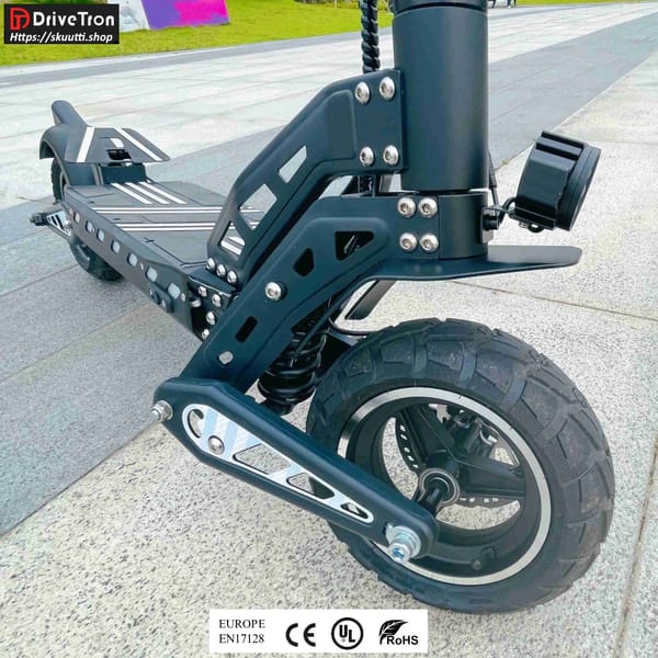 DriveTron DT10 Electric scooter 48v 15.6ah 1000W (1400W peak) Range 50Km 10" solid Tires TradeSutinen EU