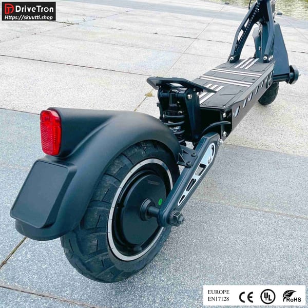DriveTron DT10 Electric scooter 48v 15.6ah 1000W (1400W peak) Range 50Km 10" solid Tires TradeSutinen EU
