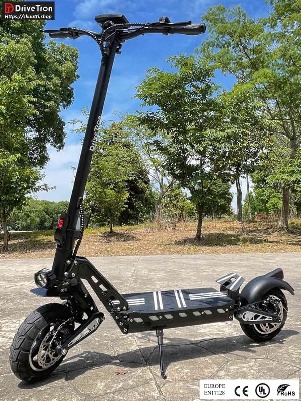 DriveTron DT10 Electric scooter 48v 15.6ah 1000W (1400W peak) Range 50Km 10" solid Tires