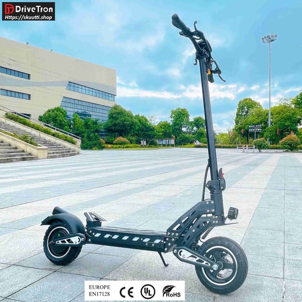 DriveTron DT10 Electric scooter 48v 15.6ah 1000W (1400W peak) Range 50Km 10" solid Tires