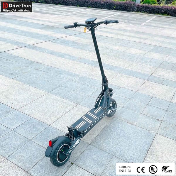 DriveTron DT10 Electric scooter 48v 15.6ah 1000W (1400W peak) Range 50Km 10" solid Tires