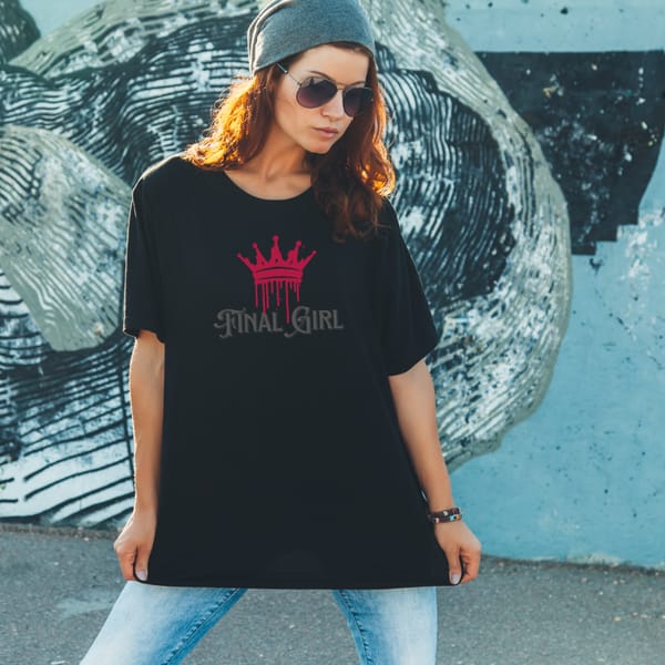 Final girl horror T shirt