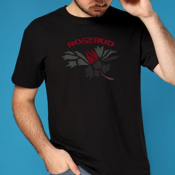 Citizen Kane T shirt design Rosebud