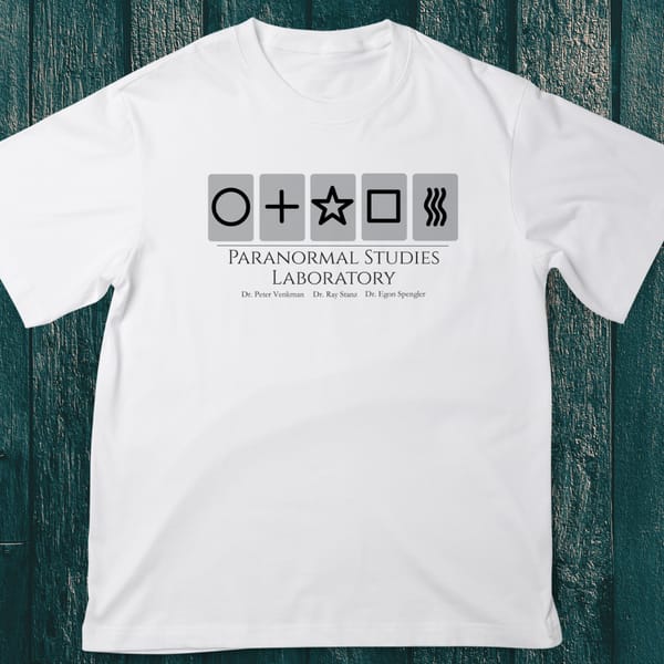 Ghostbusters T shirt design, Esp cards
