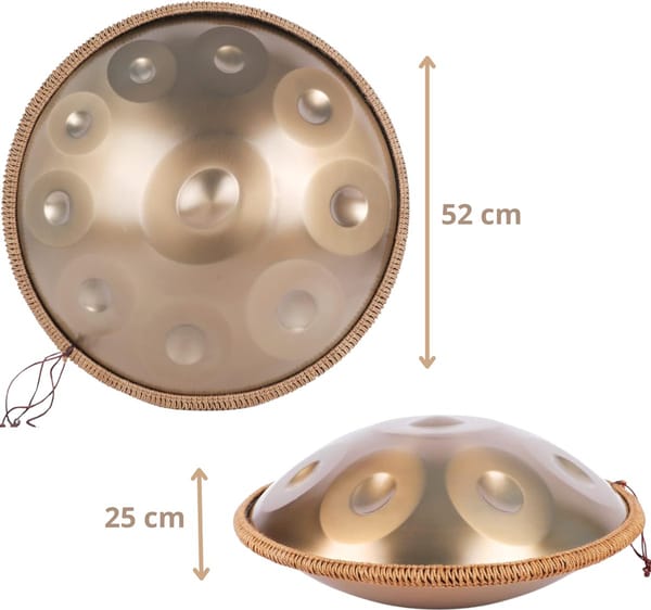 Afmetingen handpan Afmetingen handpan