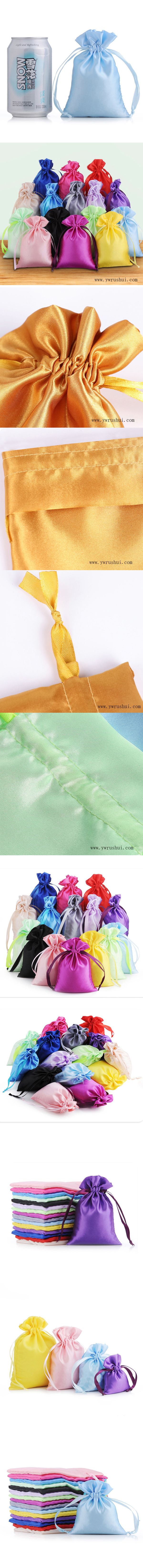 Wedding Favour Bags Silk Jewelry Pouches Jewelry Drawstring Pouch