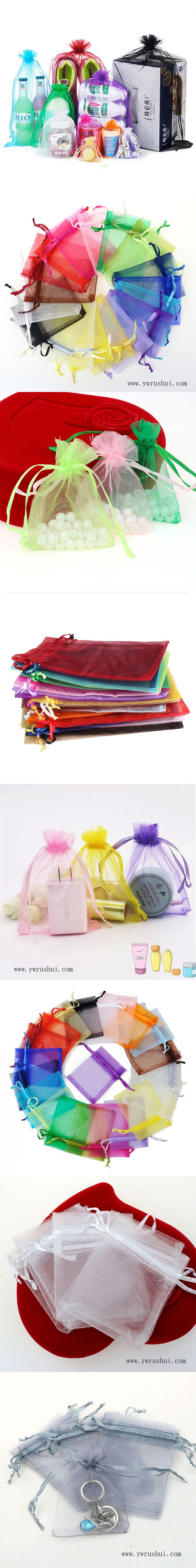 Organza Bags Drawstring Jewelry Pouch