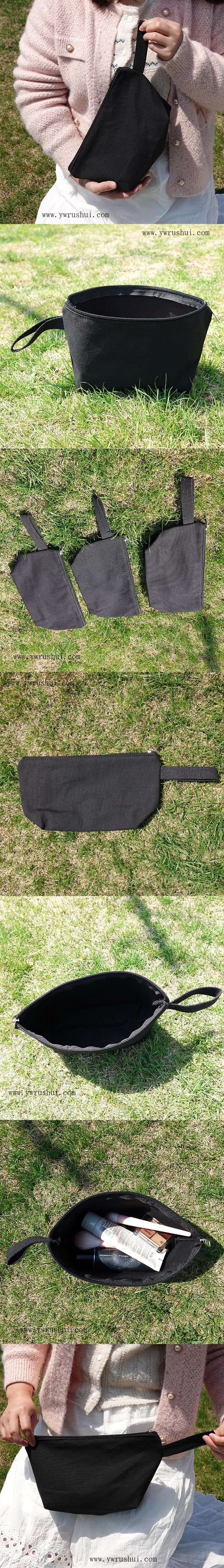 Durable Wholesale Canvas Cosmetic Bag