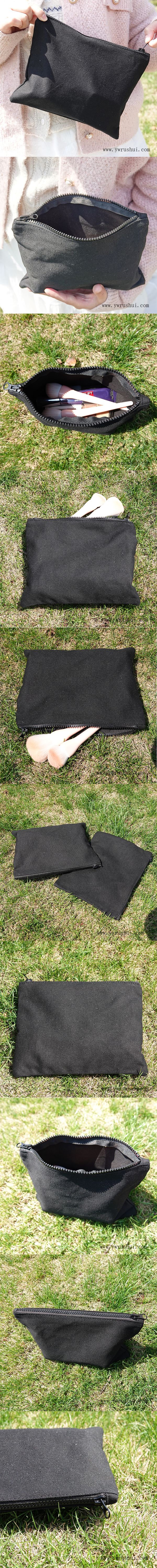 Durable Canvas Cosmetic Bag
