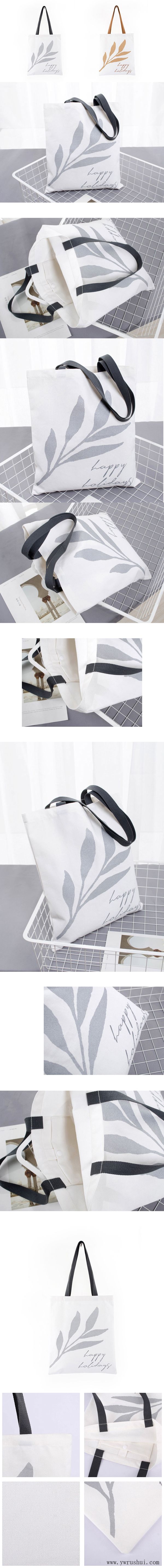 Webbing Handle Cotton Canvas Tote Bag with Custom Gold Silver Leaf Logo Printing Webbing Handle Cotton Canvas Tote Bag with Custom Gold Silver Leaf Logo Printing