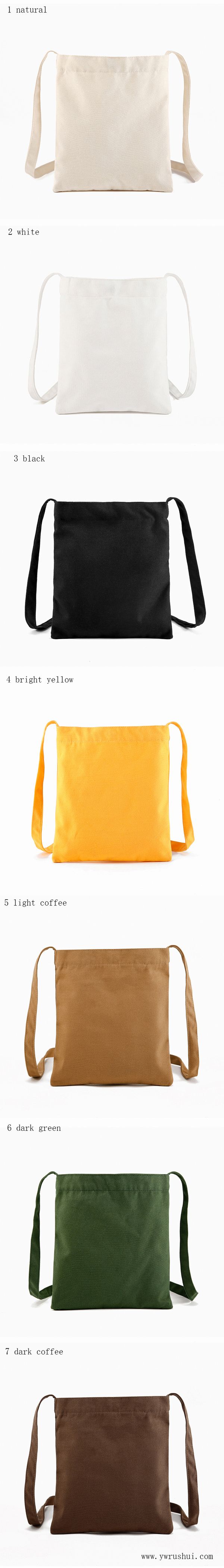 Cute 12oz Canvas Crossbody Shoulder Bag with Magnetic Buckle Cute 12oz Canvas Crossbody Shoulder Bag with Magnetic Buckle