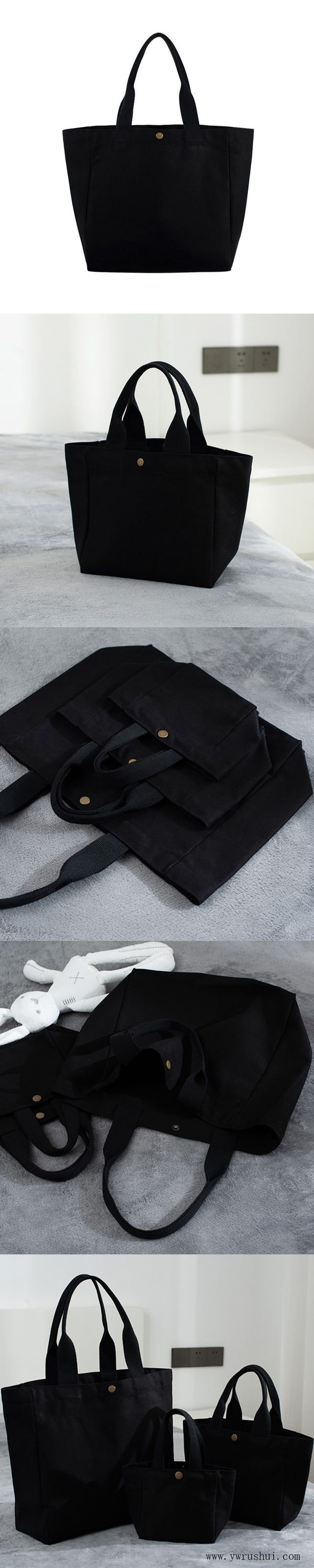 Natural & Black Blank Cotton Tote Bags for Wholesale Natural & Black Blank Cotton Tote Bags for Wholesale