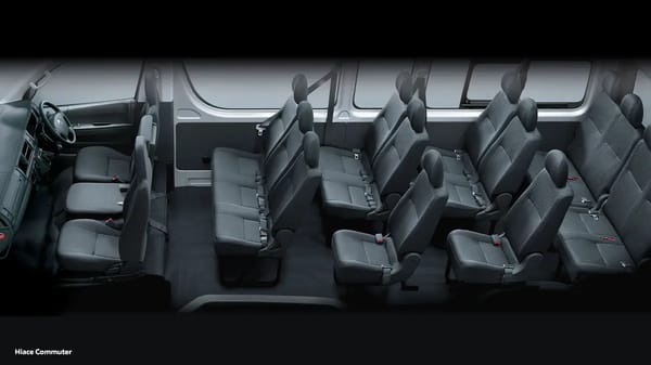 Interior Hiace Commuter