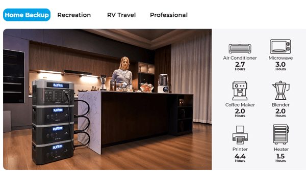 OUKITEL P1201 kannettava virta-asema 1200W/960Wh OUKITEL P1201 kannettava virta-asema 1200W/960Wh