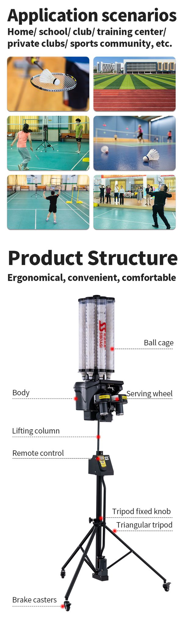 BADMINTON MACHINE