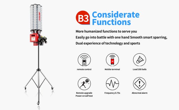 BADMINTON MACHINE