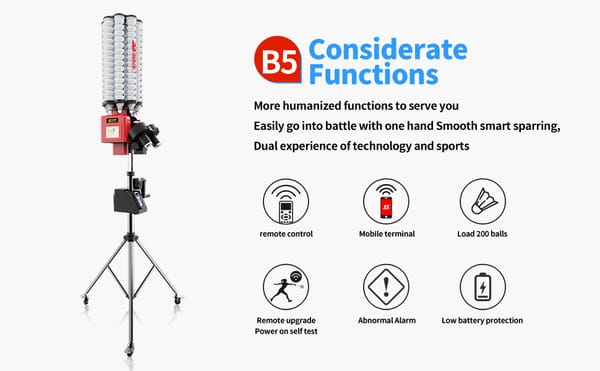 BADMINTON MACHINE