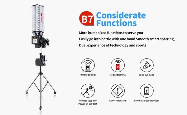 BADMINTON MACHINE
